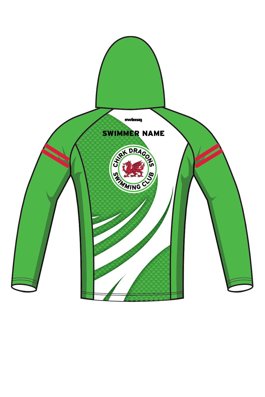 Chirk SC Kids Unisex Winter Zipped Performance Hoodie