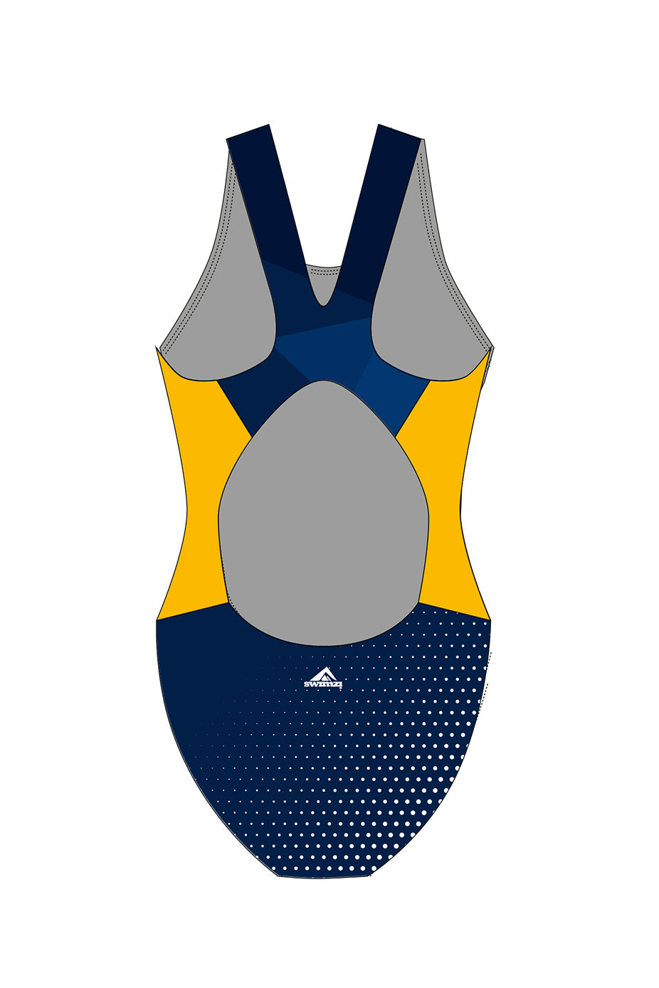 Grantham SC Adults Female Broadstrap Swimsuit