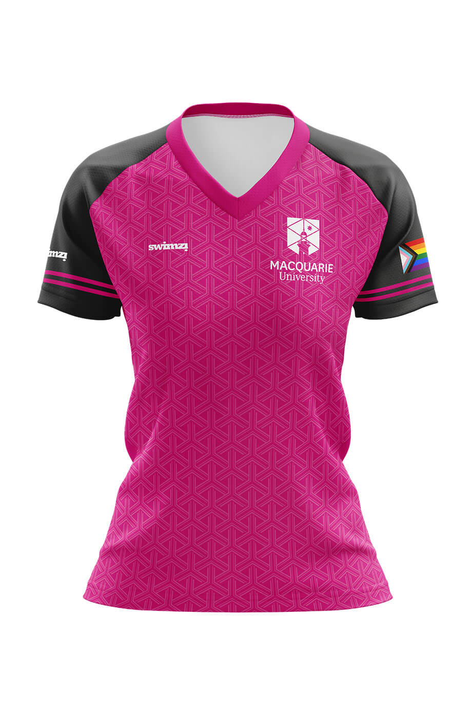 Macquarie University SC Adult Female Polyester Club Shirt - V-Neck