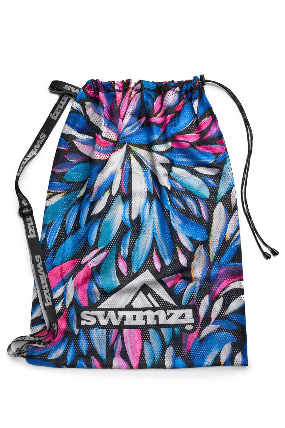 MESH SWIM BAG - FEATHERS