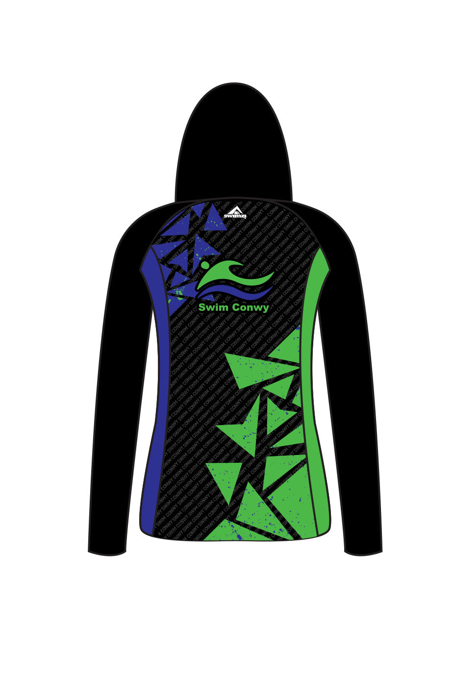 Swim Conwy Kids Female Zipped Performance Hoodie