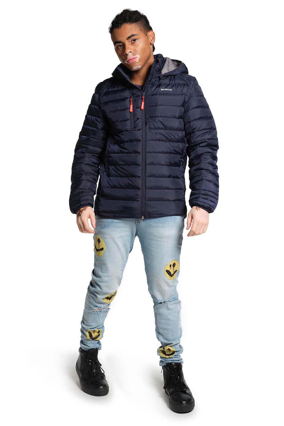 Swimzi Hooded Adventurer Navy Jacket – Men’s