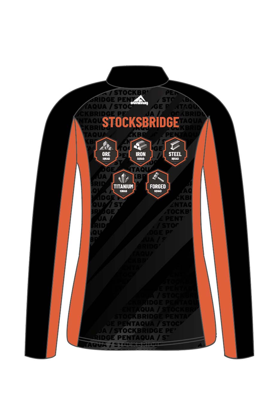 Stocksbridge Pentaqua SC Kids Female Tracksuit Top