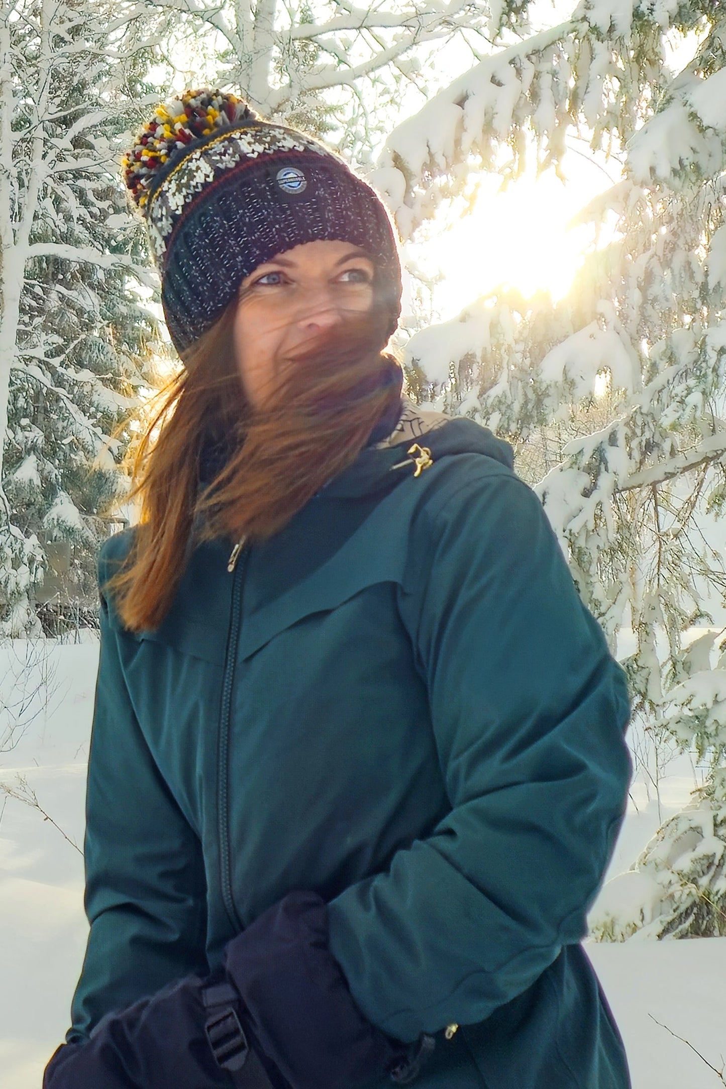 Shadow Pine Fairisle Knit Hat