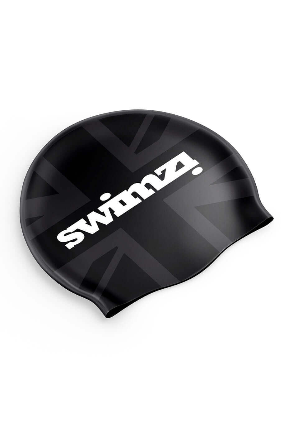 Black Union Jack - Swim Cap