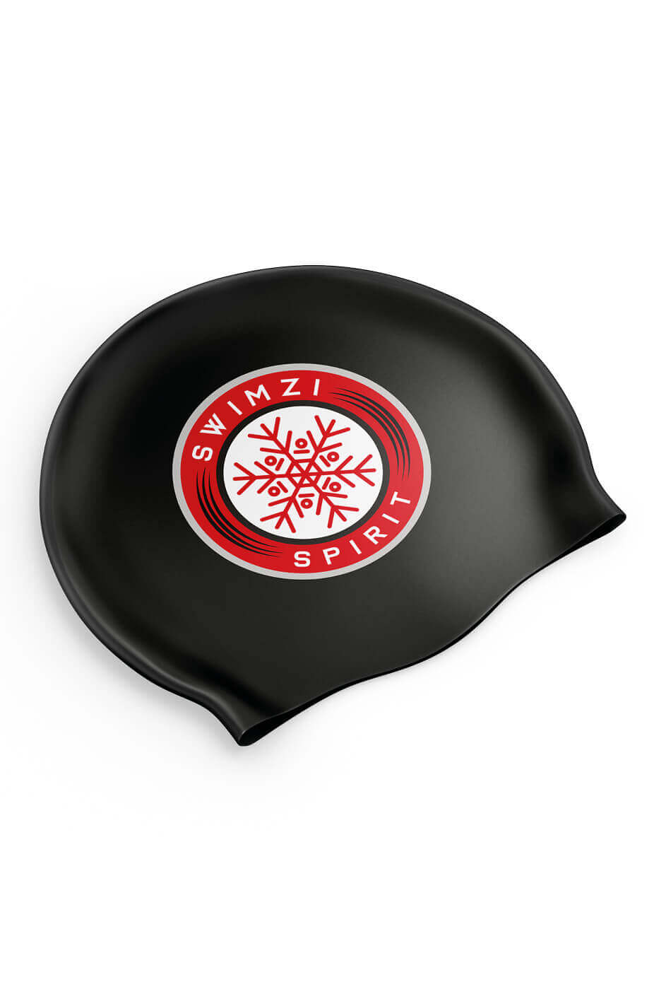Black Ice Crystal - Swim Cap