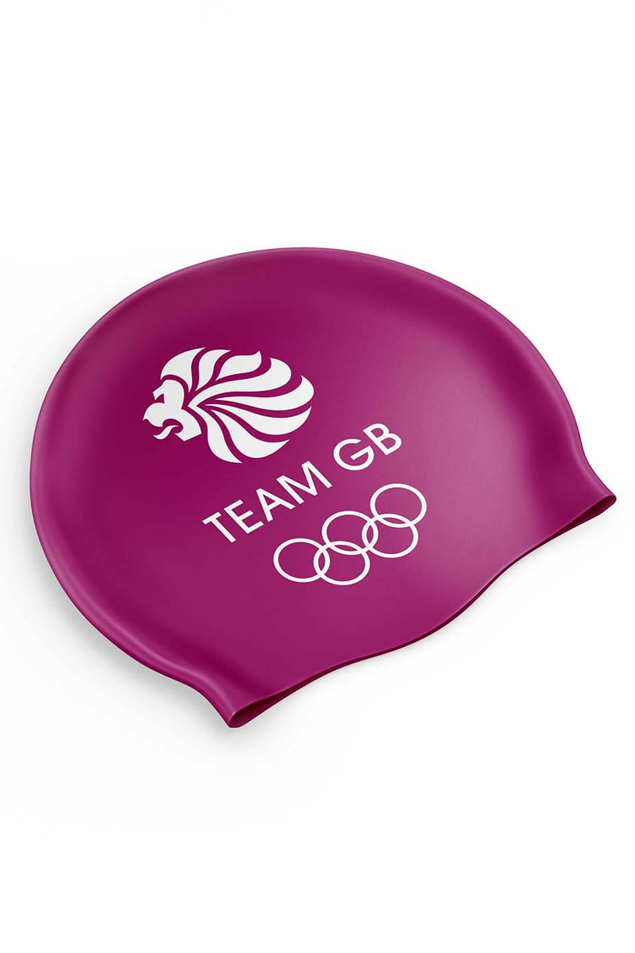 Deep Pink Team GB Swim Cap
