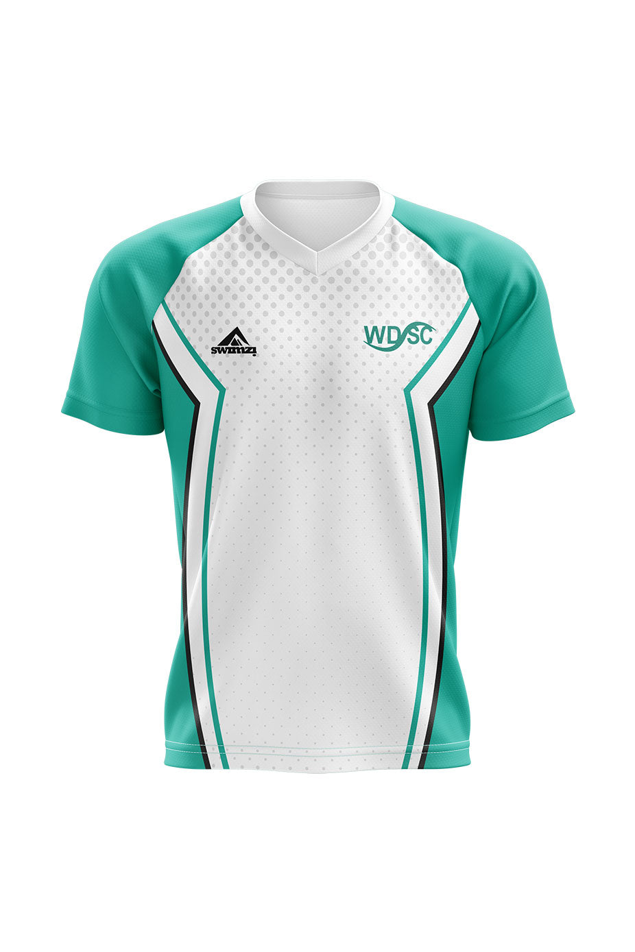 West Dorset SC Adult Unisex Club Shirt - V-Neck - Opt1