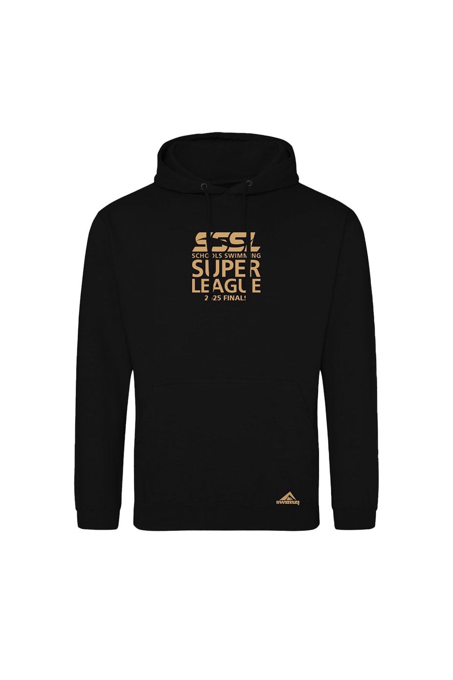 Schools Swimming Super League Kids Unisex SSSL Cotton Pullover Hoodie - Finals - Black image 0