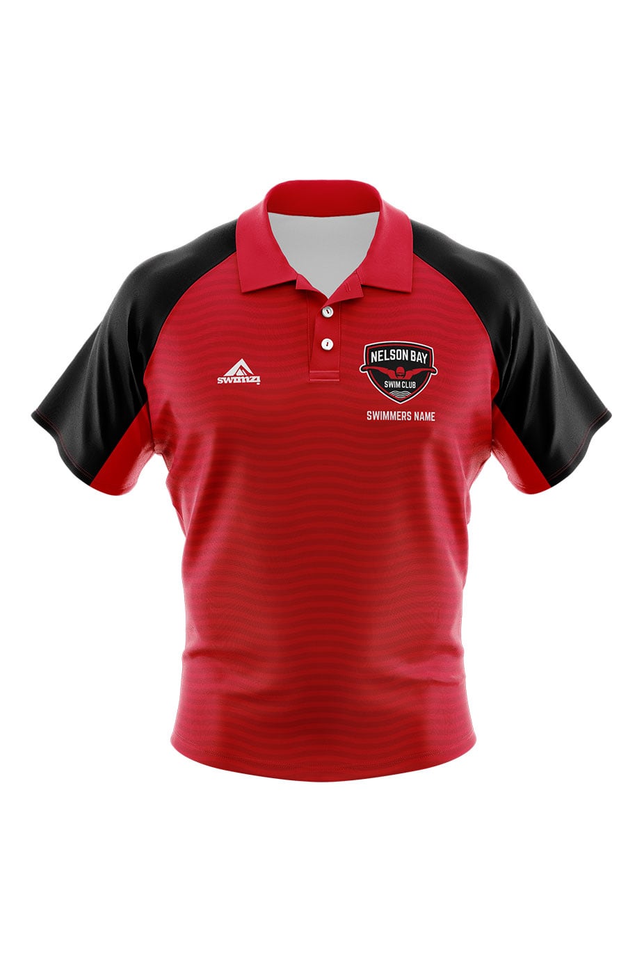 Nelson Bay Swim Club Kids Unisex Polyester Supporter Shirt - Polo Neck image 0