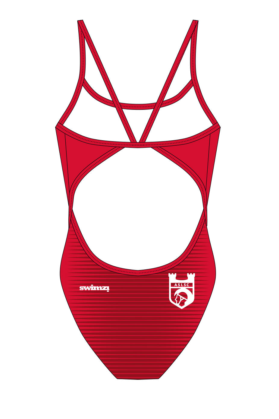 Aberystwyth Surf Lifesaving Club Adult Thinstrap Swimsuit image 1