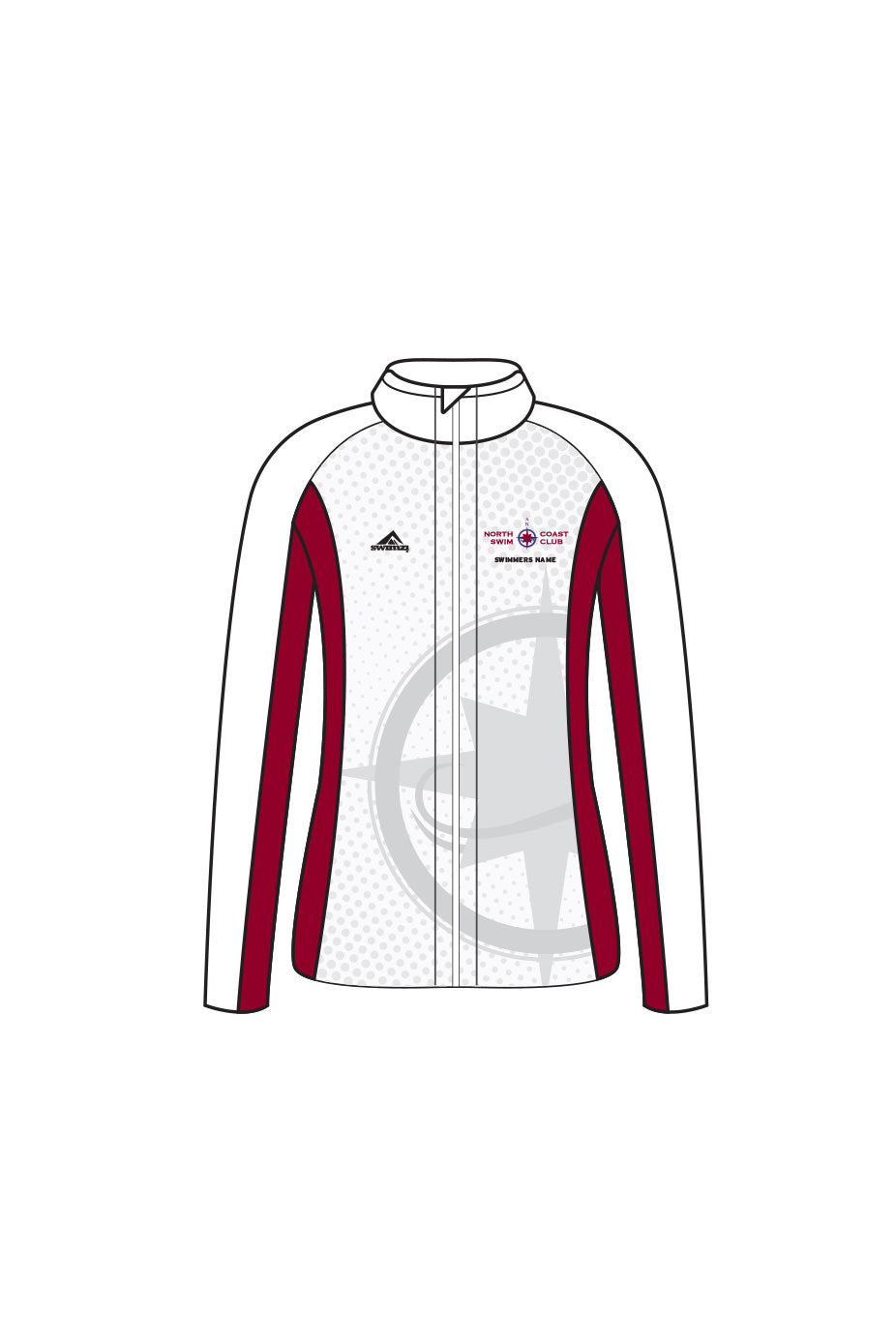 North Coast Swim Club Kids Female Tracksuit Top image 0