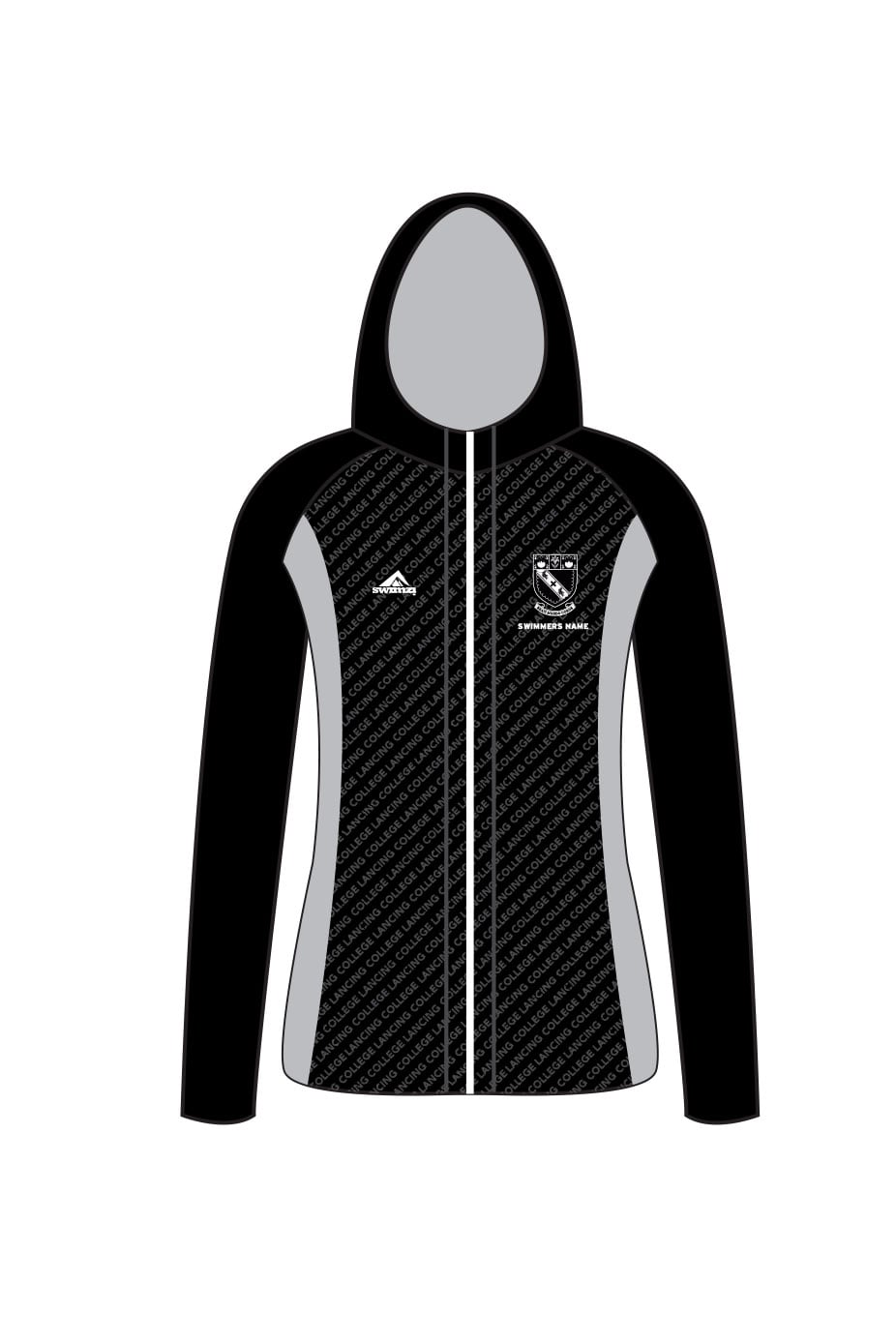 Schools Swimming Super League Kids Female Lancing College Zipped Performance Hoodie image 0