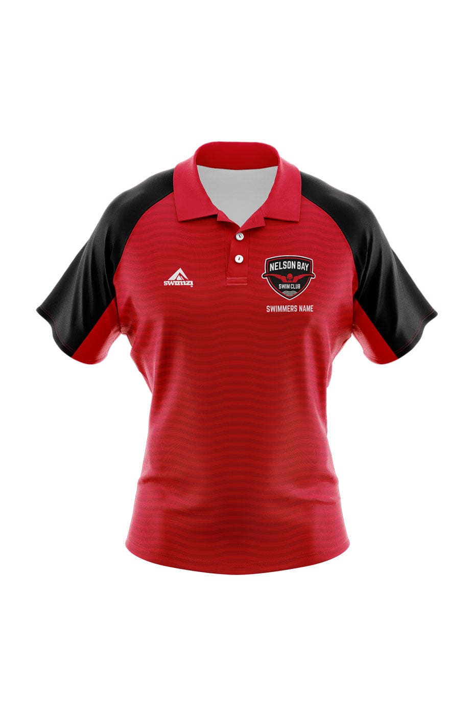 Nelson Bay Swim Club Kids Female Polyester Supporter Shirt - Polo Neck image 0