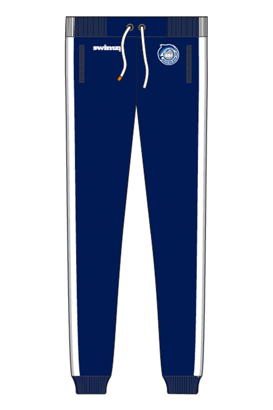 TEAMWEAR OUTLET SHOP! Adult Bicester Blue Fins SC Male Slim Fit Sweatpants image 0