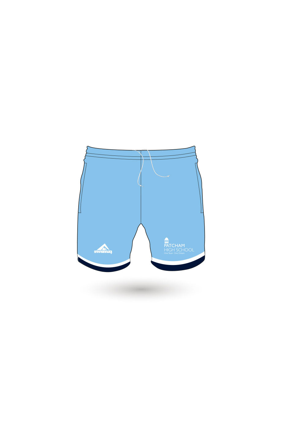 Schools Swimming Super League Kids Unisex Patcham High School Sport Shorts image 0