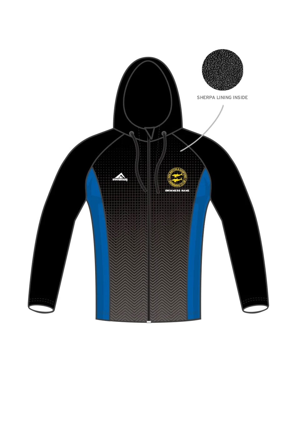 Kidlington and Gosford Masters SC Kids Unisex Winter Zipped Performance Hoodie image 0