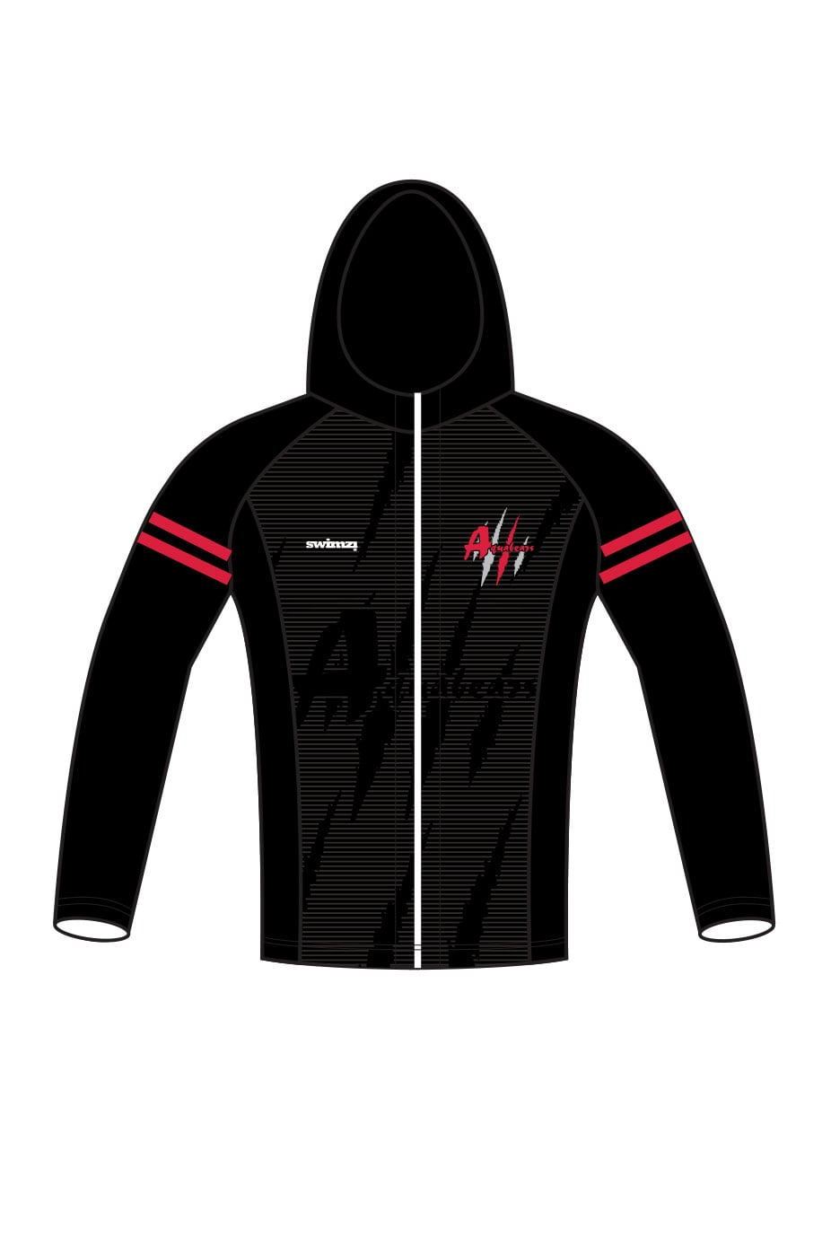 Aquabears of Rochdale SC Kids Zipped Performance Hoodie image 0