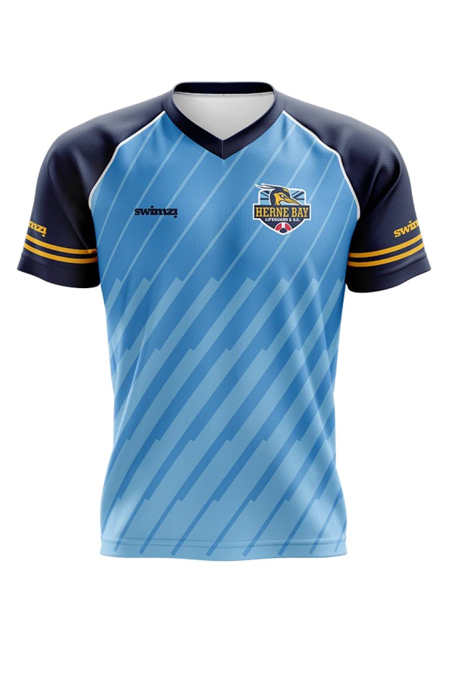 Herne Bay SC Kids Unisex Polyester Club Shirt - V-Neck image 0