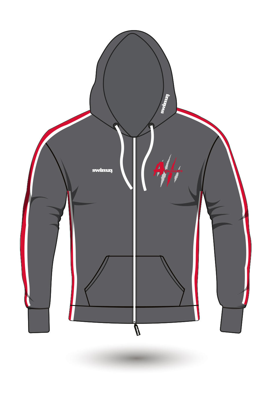 Aquabears of Rochdale SC Kids Sweat Zipped Hoodie image 0
