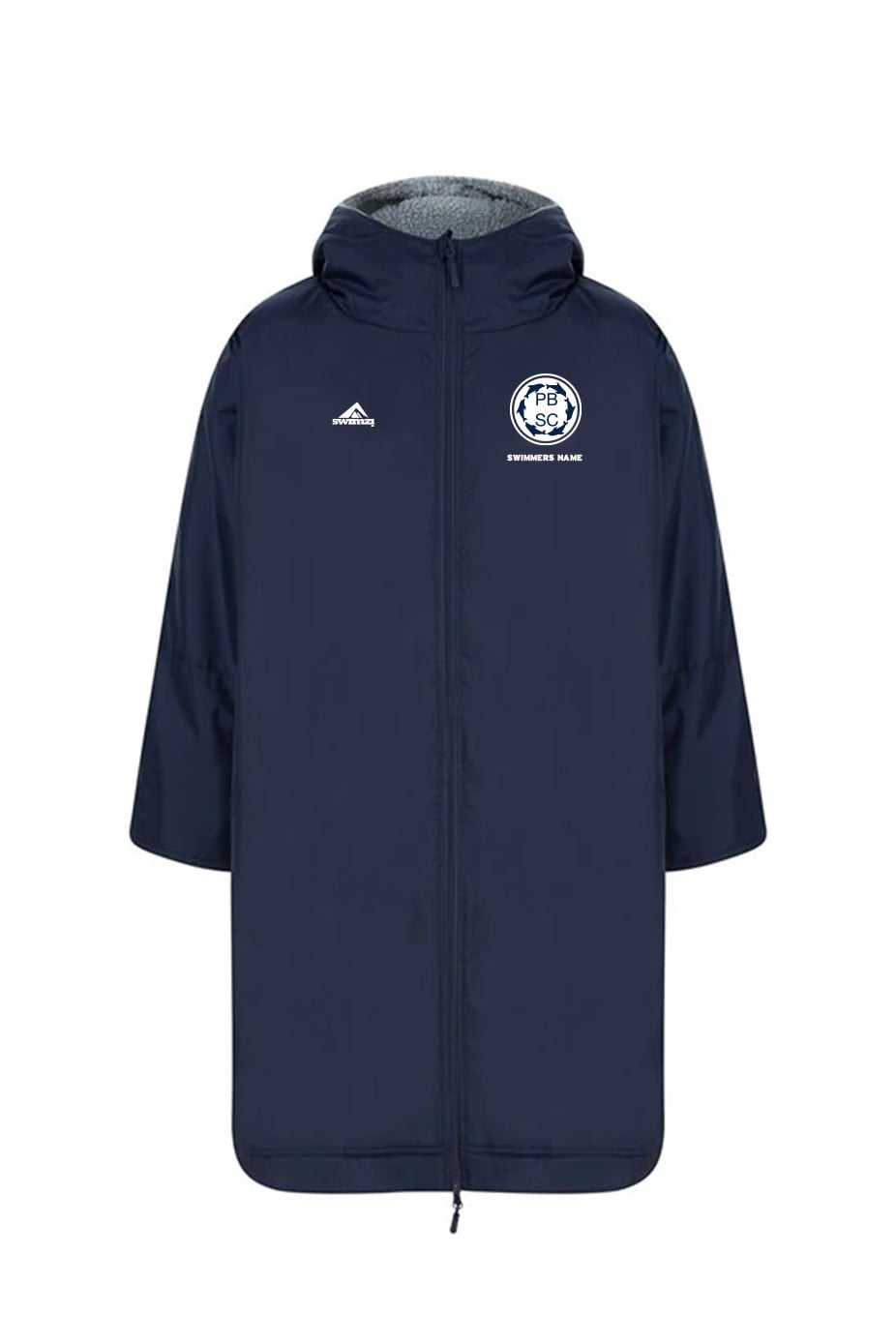 Potters Bar SC Adult Unisex Swimzi Team Robe - Navy image 0