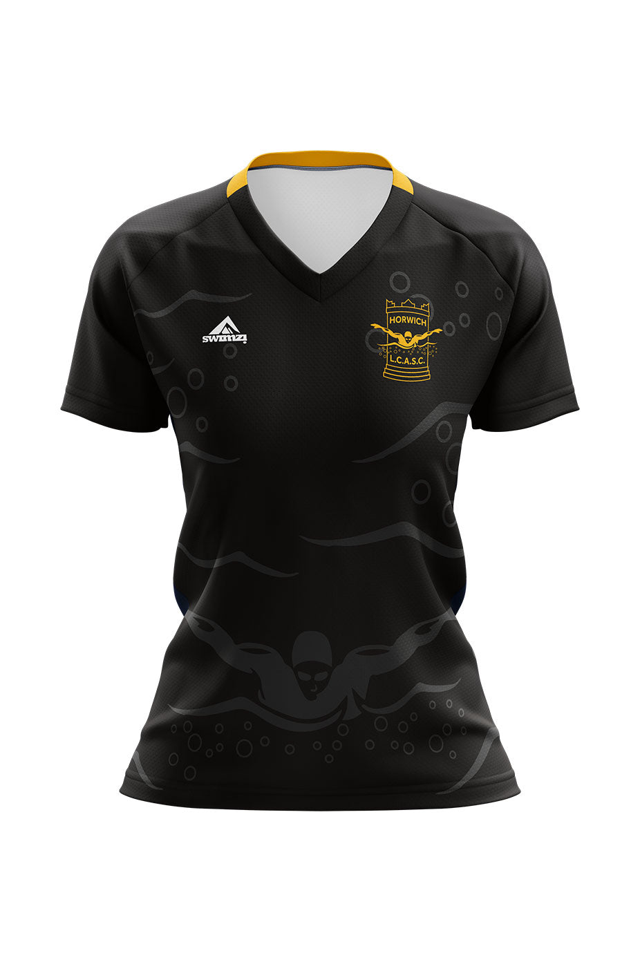 Horwich Leisure Centre ASC Kids Female Club Shirt - V-Neck image 0