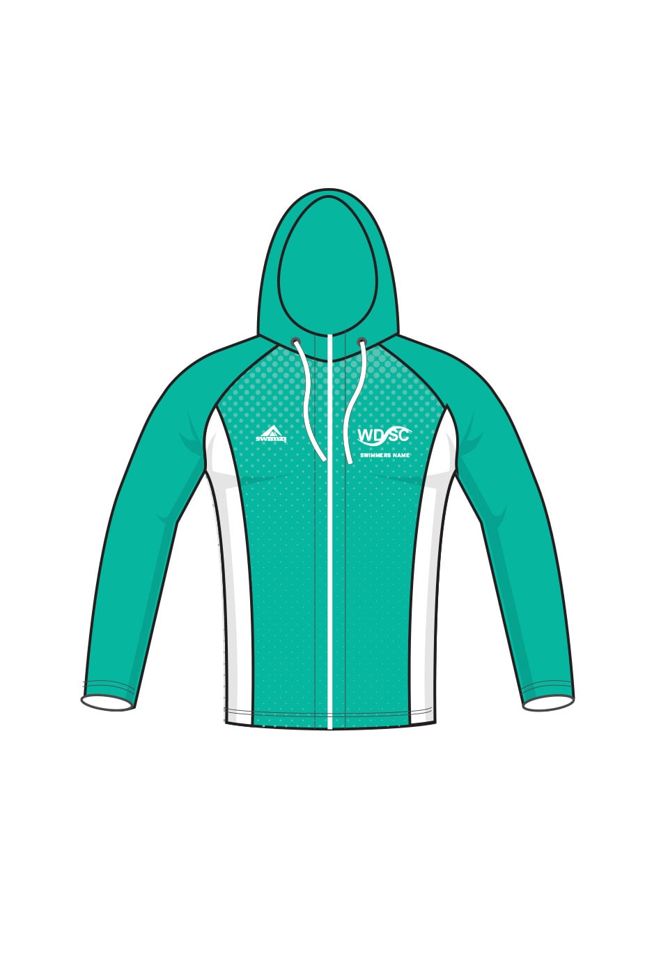 West Dorset SC Kids Unisex Zipped Performance Hoodie image 0