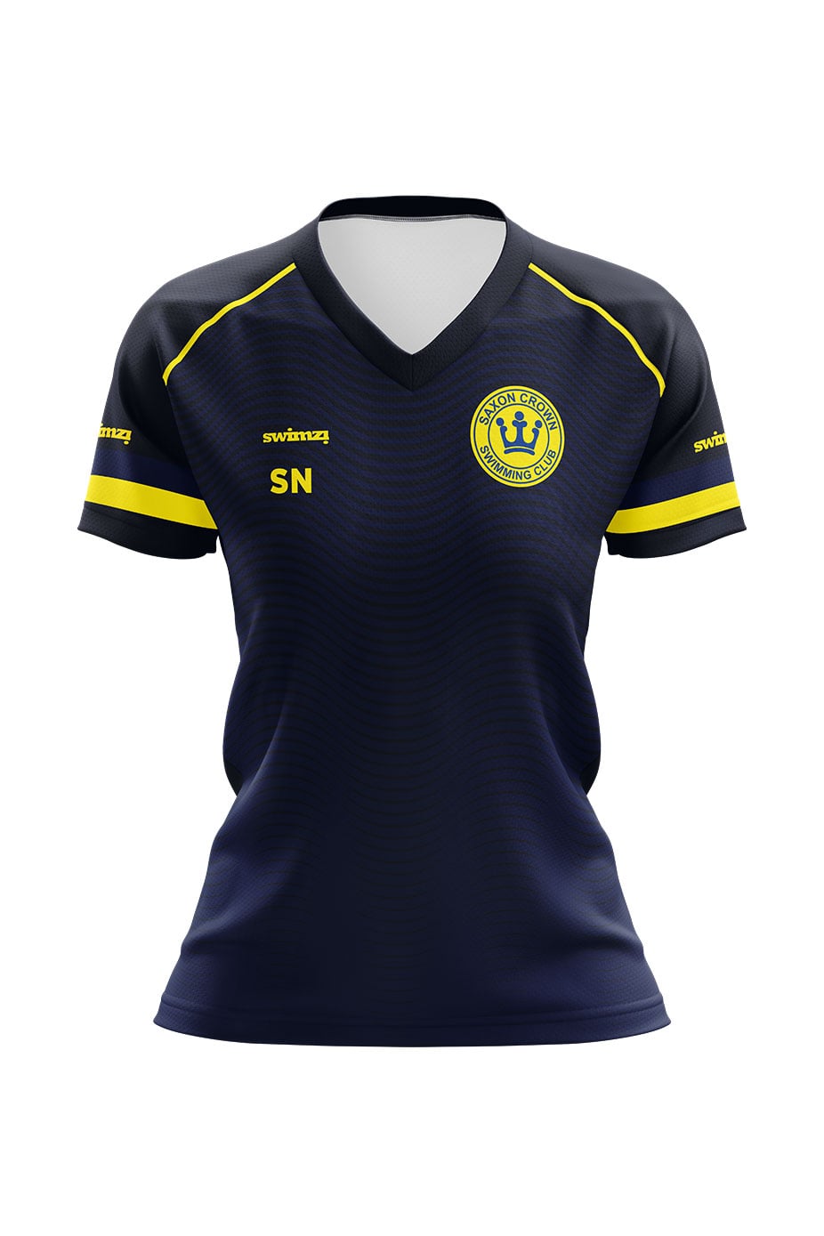 Saxon Crown SC Kids Female Polyester Club Shirt - V-Neck image 0