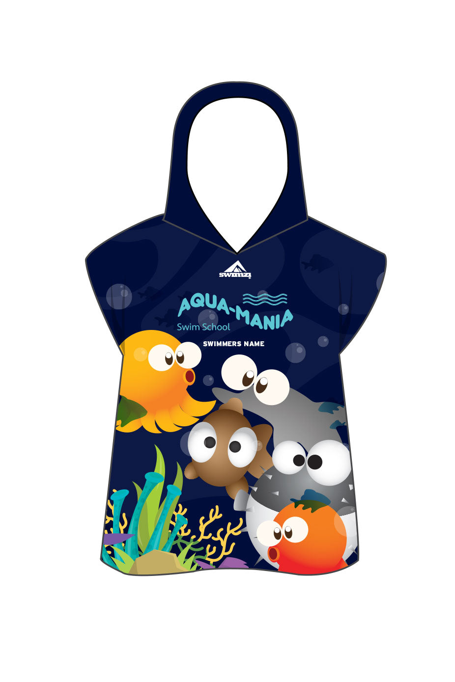 Unisex Learn To Swim Poncho image 0