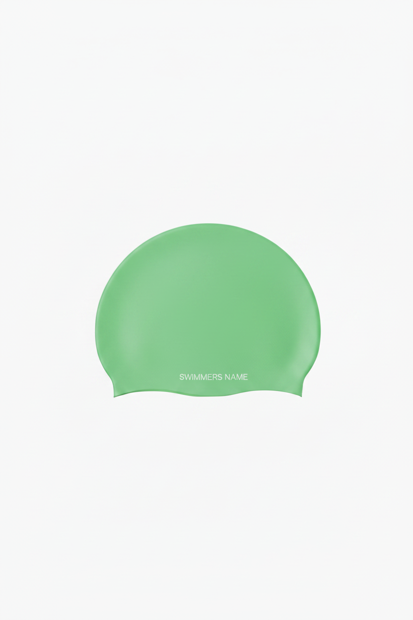 Green Swim Cap Personalisation (bulk order)