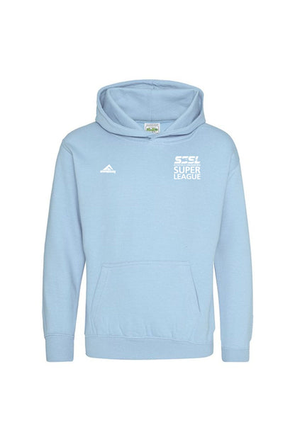 Schools Swimming Super League Adult Unisex SSSL Cotton Pullover Hoodie - Sky Blue image 0