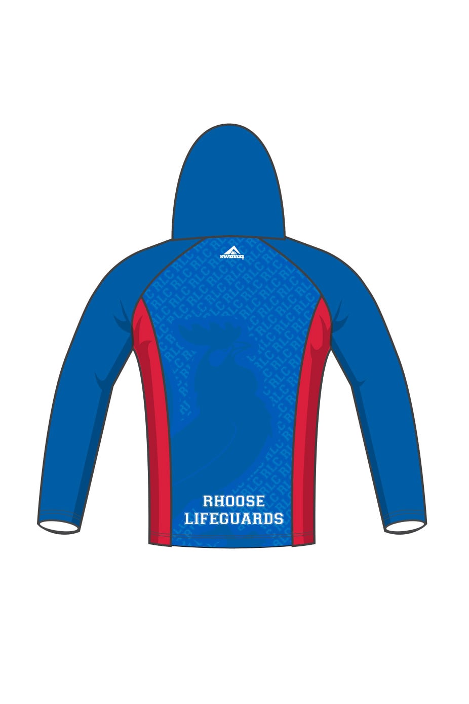 Rhoose Lifeguards Adult Unisex Zipped Performance Hoodie image 1