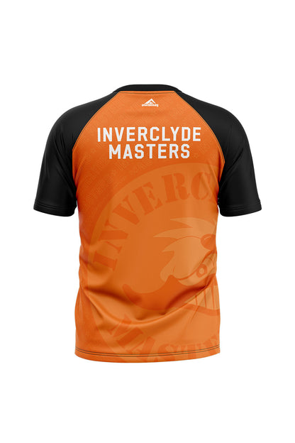 Inverclyde Masters SC Adult Unisex Club Shirt - Crew Neck - Orange image 1