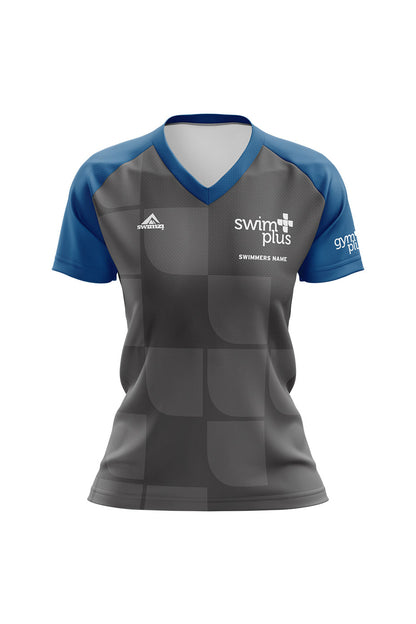 Swim Plus SC Kids Female Club Shirt - V-Neck image 0