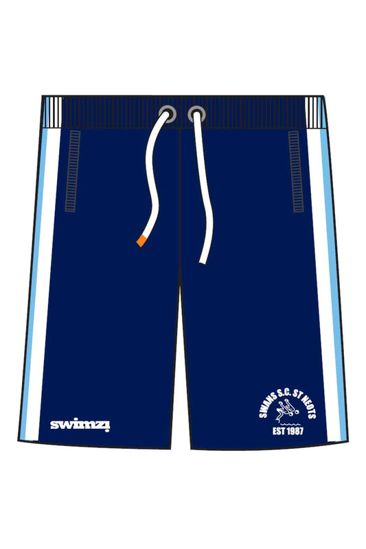 St Neots Swan SC Kids Unisex Sweat Basketball Shorts image 0