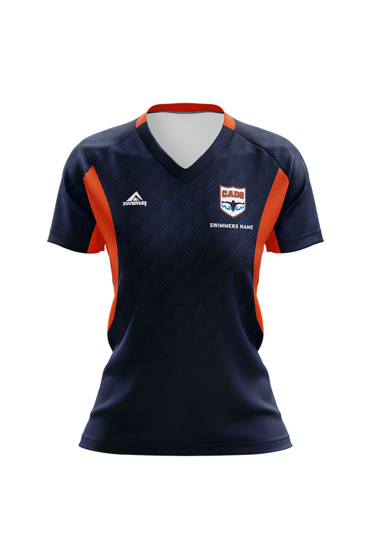 Cleethorpes & District SC Adult Female Club Shirt - V-Neck image 0