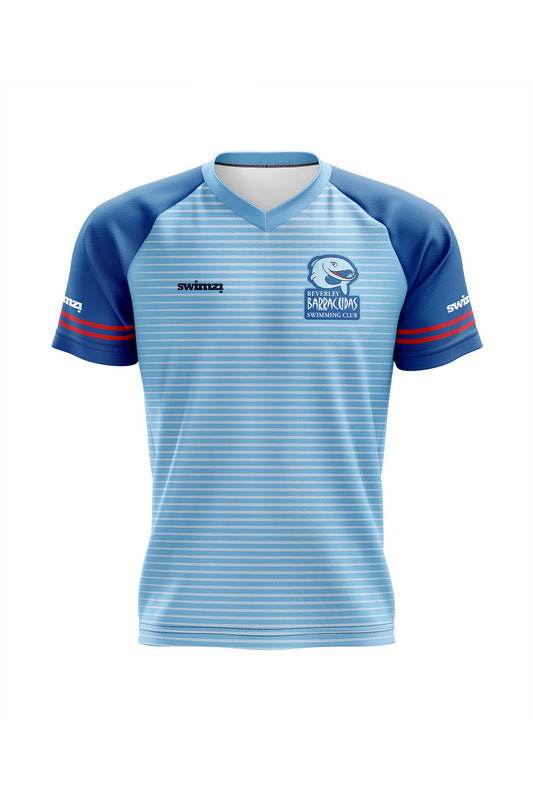 Beverley Barracudas SC Adult [COACHES ONLY] Unisex Polyester Coach Shirt - V-Neck image 0