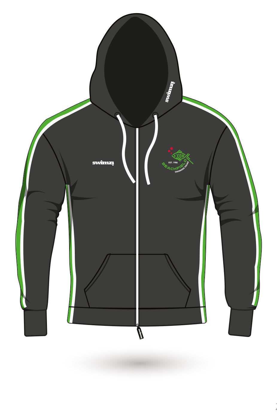 Beachfield SC Adult Sweat Zipped Hoodie image 0