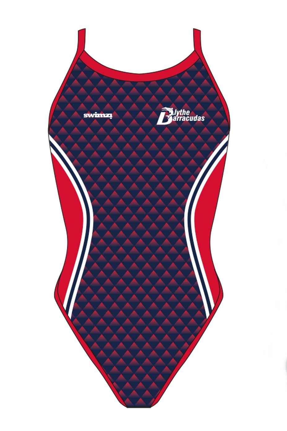 Blythe Barracudas SC Adult Thinstrap Swimsuit image 2