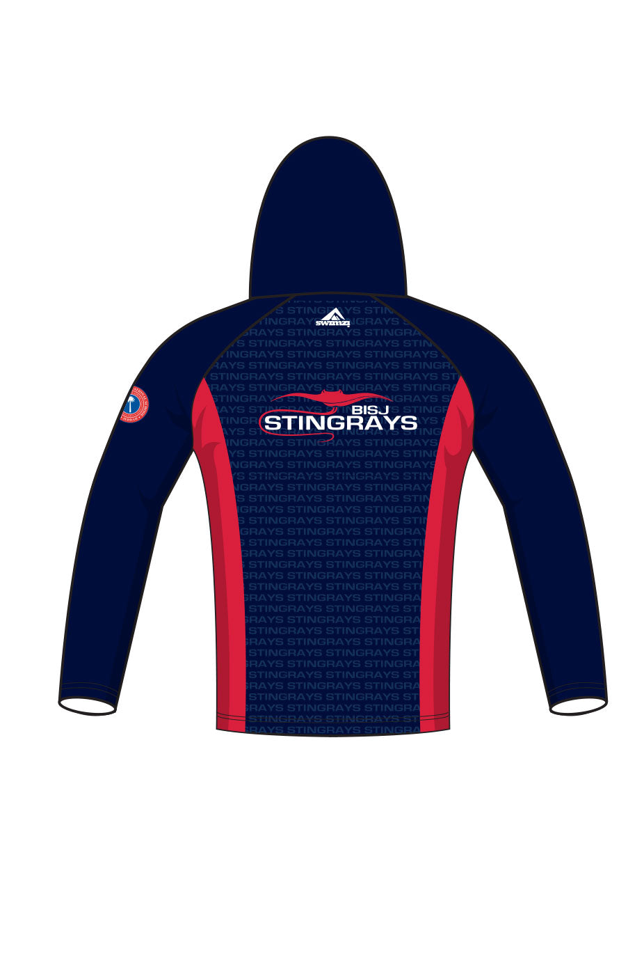 The British International School of Jeddah Stingrays Adult Unisex Zipped Performance Hoodie image 1