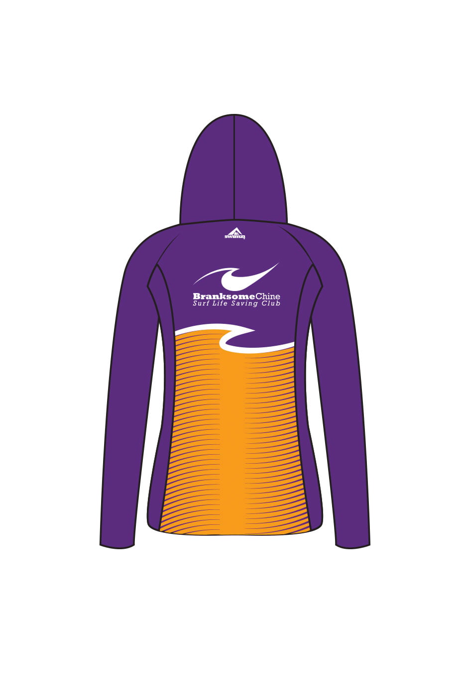 Branksome Chine Surf Life Saving Club Adult Female Zipped Performance Hoodie image 1