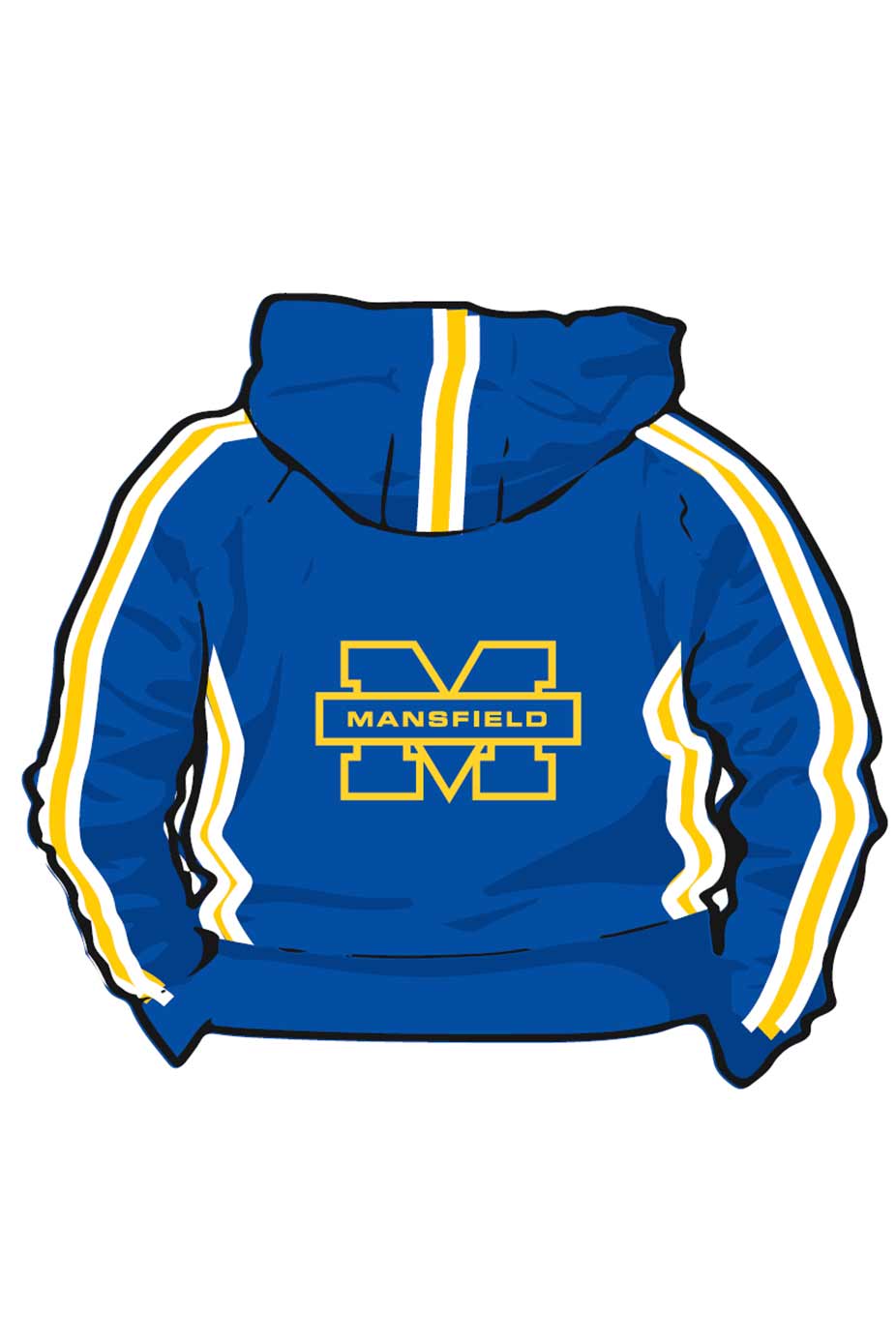 Mansfield SC Adult Unisex Sweat Zipped Hoodie image 1