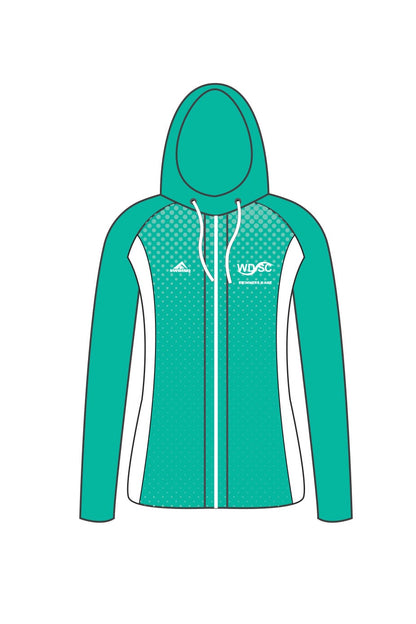 West Dorset SC Kids Female Zipped Performance Hoodie image 0