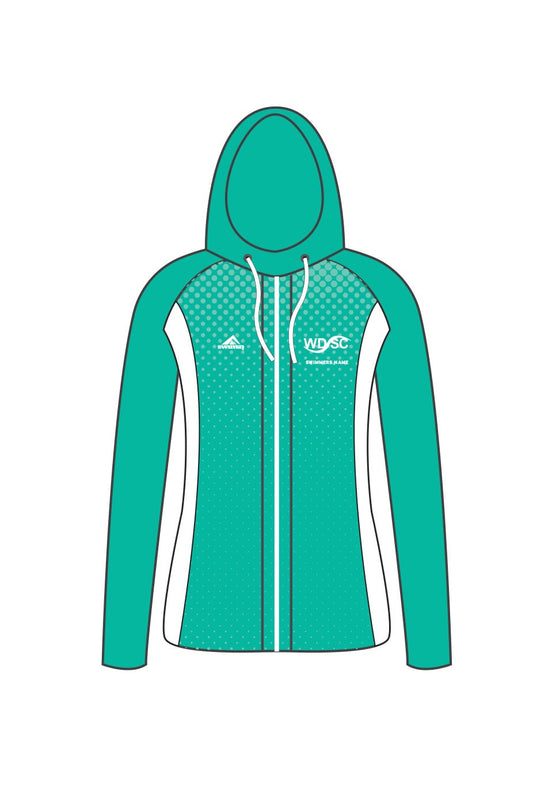 West Dorset SC Kids Female Zipped Performance Hoodie image 0