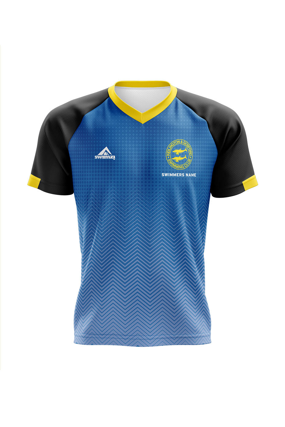 Kidlington and Gosford Masters SC Adult Unisex Club Shirt - V-Neck image 0
