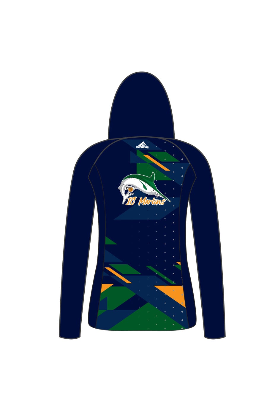 IC Marlins Adult Female Zipped Performance Hoodie image 1
