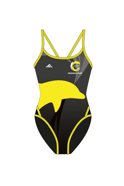Clitheroe Dolphins SC Adult Female Thinstrap Swimsuit image 0