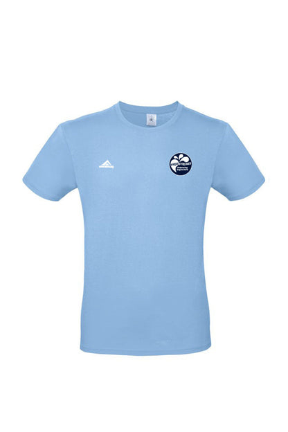 First Strokes Adult Unisex Cotton Tee - Sky Blue image 0