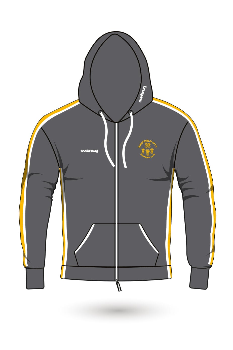 Sheffield City SC Adult Unisex Sweat Zipped Hoodie image 0