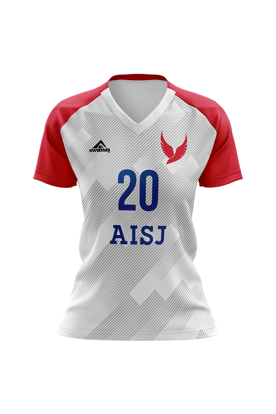 American International School of Jeddah Adult Female Volleyball Home Club Shirt - V-Neck image 0